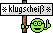 :Klugscheisser: